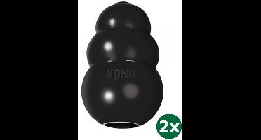 Kong extreme zwart 2x Medium 5,5x5,5x9 cm