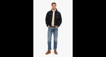 Superdry - Jas met rits en patches - Heren - Buitenjassen