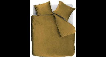 At Home by Beddinghouse Tender dekbedovertrek - Eenpersoons - 140x200/220 cm - Goud