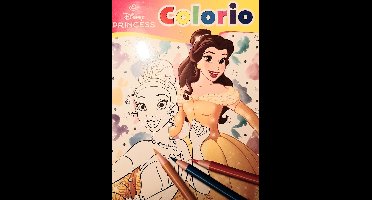 Colorio kleurboek - Disney Princess - Rapunzel Belle en Tiana - prinsessen - prinses - kleurplaten