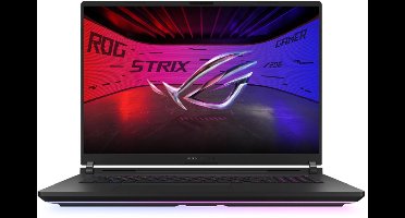 ASUS ROG Strix SCAR 18 G835LX-S9128W - Laptop - 18"" WQXGA - Mini LED - Intel Core Ultra 9 275HX - NVIDIA GeForce RTX 5090 - 32 GB DDR5 - 2 TB SSD - Windows 11 Home - QWERTY - Zwart"