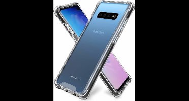 Ntech Hoesje Geschikt Voor Samsung Galaxy S10 Smokey Anti Shock Hoesje - Transparent