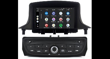 Carplay autoradio voor Renault Megane 3 & Fluence | 2008 t/m 2015 | Android 14 | Draadloos Apple Carplay & Android Auto | 4GB + 64GB | 8-Core processor | Cartronix | 2008 2009 2010 2011 2012 2013 2014 2015 | Bluetooth & Wifi