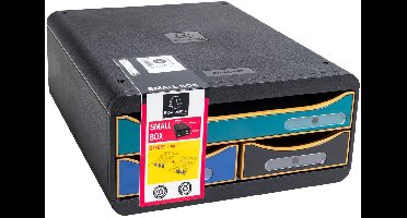 Exacompta Ladenbox Small Box 3 laden Neo Deco - Geassorteerd - 311505D
