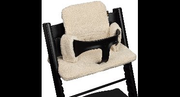 Stoelverkleiner TrippTrapp - Geschikt voor Stokke Tripp Trapp Kussenset - Kinderstoel Verkleiner - Perfecte Pasvorm - Extra Dik - Teddy Lichtbeige