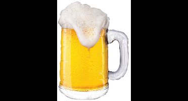 Folieballon Biertje - Mighty Beer - 74 cm - Helium- en Luchtvulling
