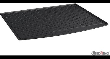 Gledring Rubbasol (Rubber) Kofferbakmat passend voor Volkswagen Caddy Maxi 5-deurs 2010-2015 & 2015-