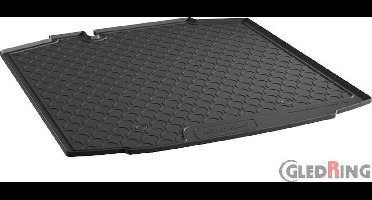 Gledring Rubbasol (Rubber) Kofferbakmat passend voor Seat Toledo & Skoda Rapid Sedan 2012- (Lage laadvloer)