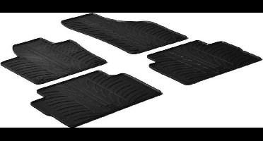 Gledring Rubbermatten passend voor Volkswagen Sharan 2010- / Seat Alhambra 5 deurs 2010- (T profiel 4-delig + montageclips)