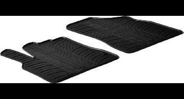 Gledring Rubbermatten passend voor Citroen Berlingo / Peugeot Partner 2008-2018 (T profiel 2-delig + montageclips)