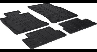 Gledring Rubbermatten passend voor BMW New Mini One/Cooper/S/D R56 2006-2014 (T profiel 4-delig + montageclips)
