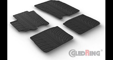 Gledring Rubbermatten passend voor Suzuki SX4 S-Cross 2013-2016 & 2016- (T profiel 4-delig)