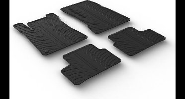 Gledring Rubbermatten passend voor Mercedes A-Klasse W177 5/2018- & B-Klasse W247 2/2019- (T profiel 4-delig + montageclips)
