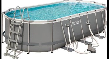 Bestway Zwembadset Power Steel ovaal 549x274x122 cm 56710