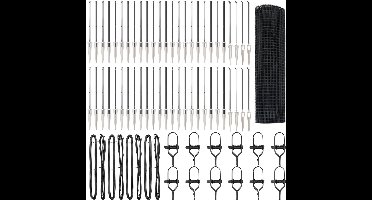 vidaXL - Hekpaal. - Grijs