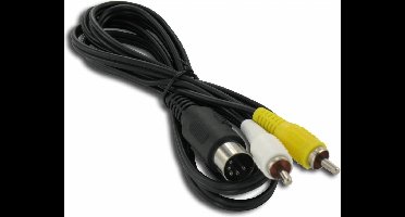 Composiet AV kabel voor SEGA Mega Drive, Genesis en Master System - 1,5 meter