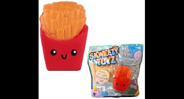 Squeezy Frietje Patat stressbal - 8 cm - Slow Rising - Fidget - Knijpbal - Anti Stress - Kinderen