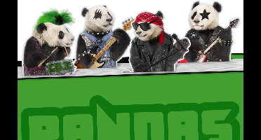 Mustard Desktop Pagina Markers - Pandas Rock - Set van 4 Stuks - Groen