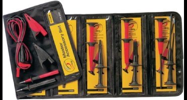 Fluke Tlk-225-1 Veiligheidsmeetsnoerenset [Banaanstekker 4 Mm - Banaanstekker 4 Mm] 1.5 M Zwart Rood