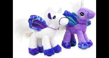 Eenhoorn knuffel (unicorn) paars