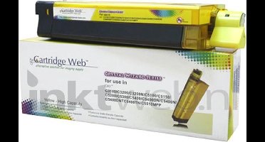 FLWR - Toner / C3xxx / C5xxx / Geel - Geschikt voor Oki