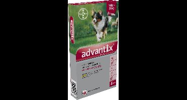 Advantix Spot On 250/1250 10-25 kg - 4 Pipetten