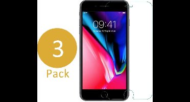 Screenprotector geschikt voor iPhone 8 / 7 - 3x Glas Screen Protector