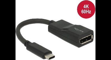 USB grafische adapter 4096 x 2160 Pixels Zwart