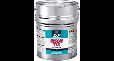 Bison Tix® blik 5 L. gelvormig, super sterk, universeel, conactlijm, waterdichte afwerking, eenvoudig in gebruik, geschikt voor ontelbare reparaties, makkelijk aan te brengen