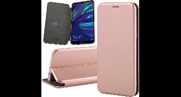 Hoesje geschikt voor Huawei Y7 (2019) - Book Case Flip Wallet - iCall - Roségoud