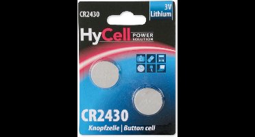 HyCell Knoopcel CR2430 3 V 2 stuk(s) 300 mAh Lithium CR 2430