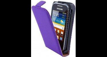 Mobiparts Premium Flip Case Samsung Galaxy Pocket Purple