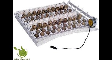 Automatisch keersysteem voor 42 kippen- + 6 trays kwarteleieren