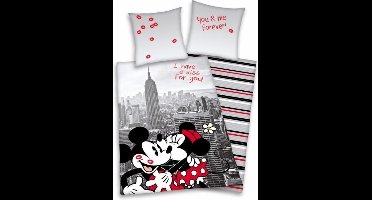 Mickey & Minnie Mouse in New York Dekbed