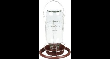 Flamingo Vogelaccessoire Mijnlamp - Bordeaux - 17.5 x 17.5 x 24 cm