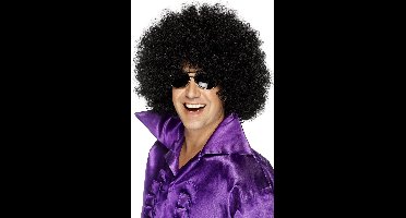 Smiffys - Pruik - Afro - Groot - Zwart