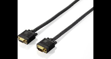 Equip 218130 VGA kabel 1,8 meter VGA (D-Sub) Zwart
