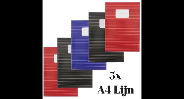 A4 lijntjes schriften 5x