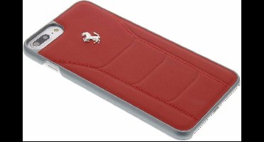 Ferrari 488 Collection Leather Back Case - Geschikt voor Apple iPhone 7 Plus (5.5") - Rood