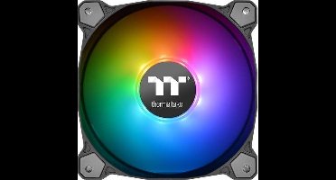 Thermaltake 3x Pure 12 ARGB Sync PC-ventilator Zwart, RGB (b x h x d) 120 x 120 x 25 mm Incl. LED-verlichting