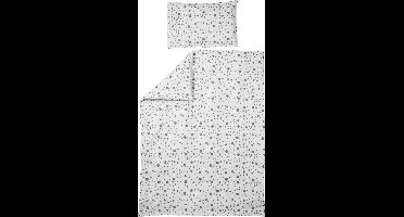 Meyco Baby Dots dekbedovertrek ledikant - grey - 100x135cm
