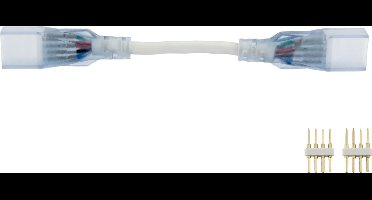Groenovatie LED Neon RGB Connector - 4-Aderig - Soldeervrij - Extra Small