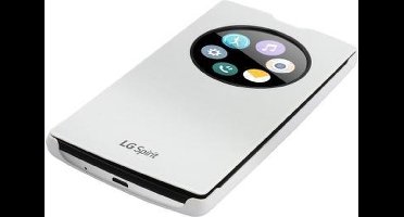 LG Spirit Quick Circle Cover CFF-590 - Hoesje voor LG Spirit - Wit
