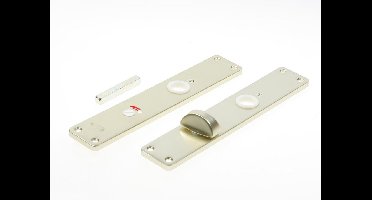 Hoppe Langschild, aluminium 202/wc 8x72 (Prijs per paar)