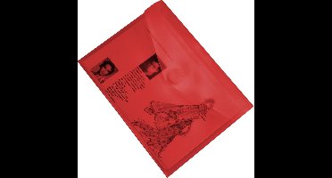 EXXO-HFP #90846 - A6 Documentenmap - Landschap model - Klitsluiting - Rood - 10 stuks (1 pak @ 10 stuks)