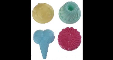 écoiffier Gebakjes En Ijsjes Zandvormpjes 4 Stuks