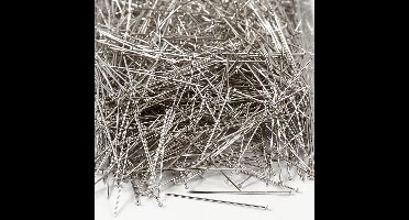 Kopspelden l: 37 mm dikte 0 7 mm zilver 500gr