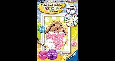 Ravensburger schilderen op nummer set - Süßes Schlappohr schilderen kind.