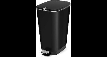 KIS Chic Bin - Prullenbak Maat M - 23L - Mat Zwart - 26,5 x 45 x 4,1 cm