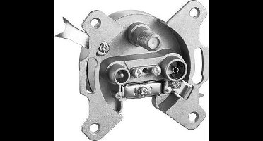 Goobay 3-Hole Aerial Through Socket